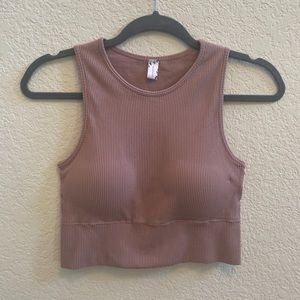 Ribbed Mauve Padded Brami